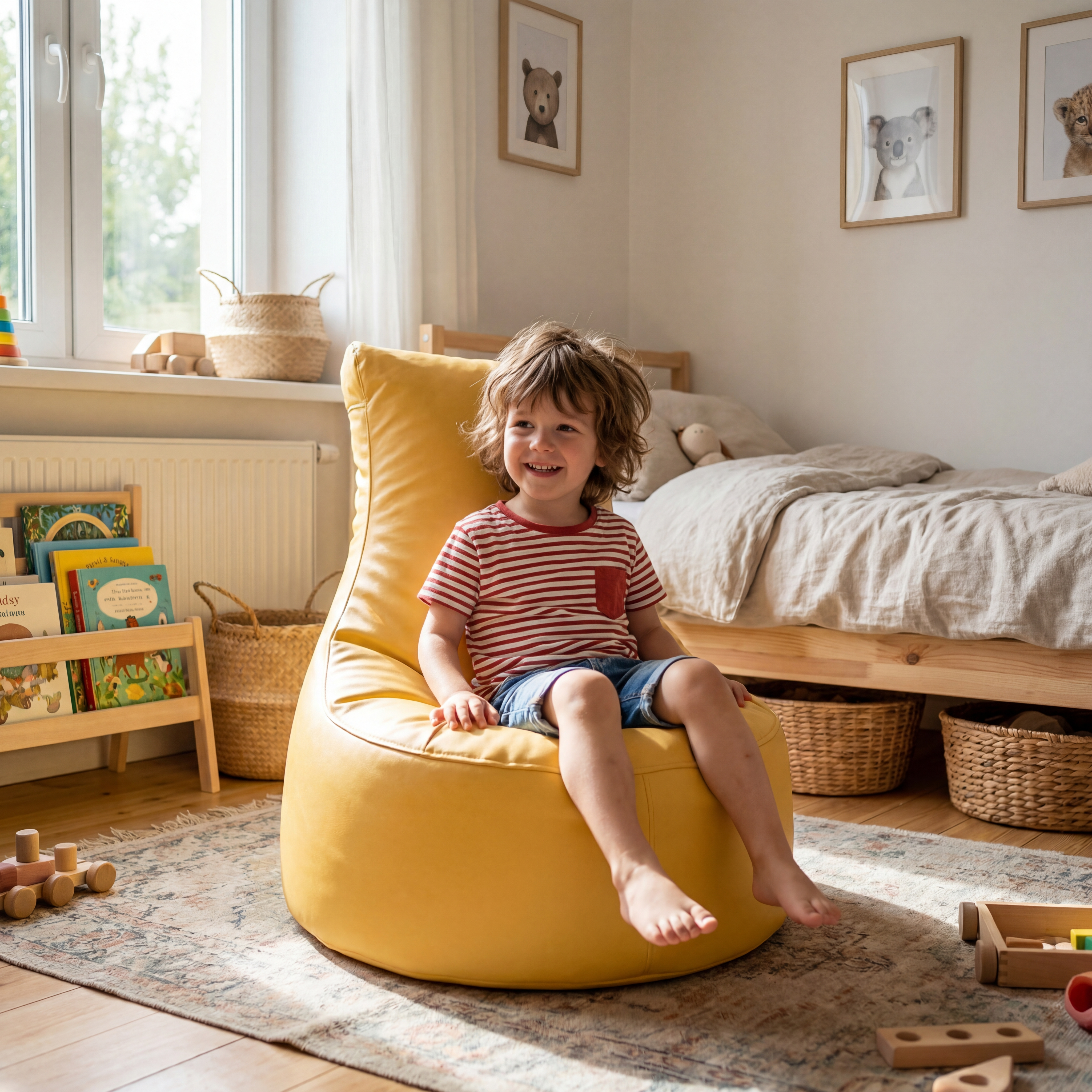 Pouf moderno per arredamento casa