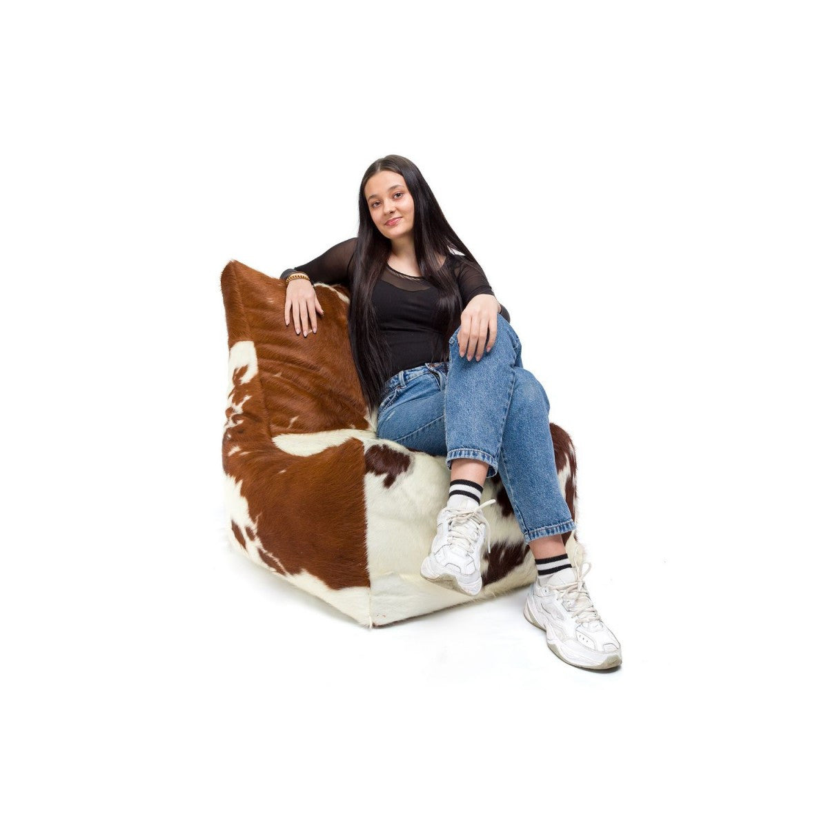 Pouf Sacco Pelle naturale