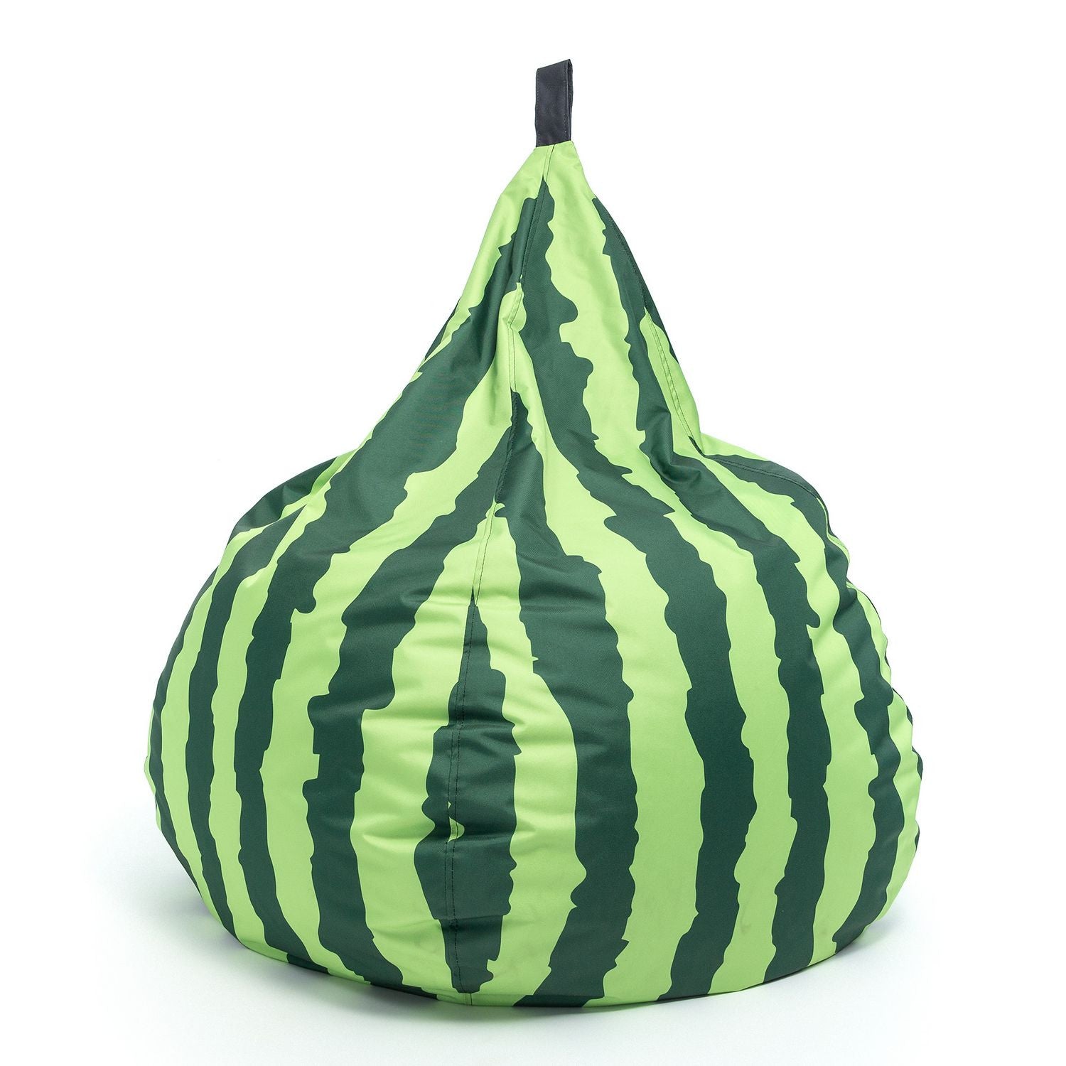 Pouf poltrona sacco oscar in poliestere design con maniglia