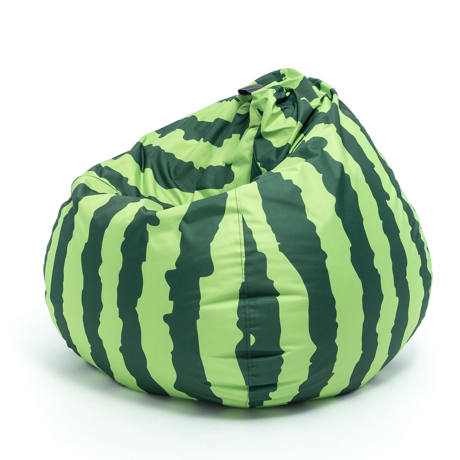 Pouf poltrona sacco oscar in poliestere design con maniglia