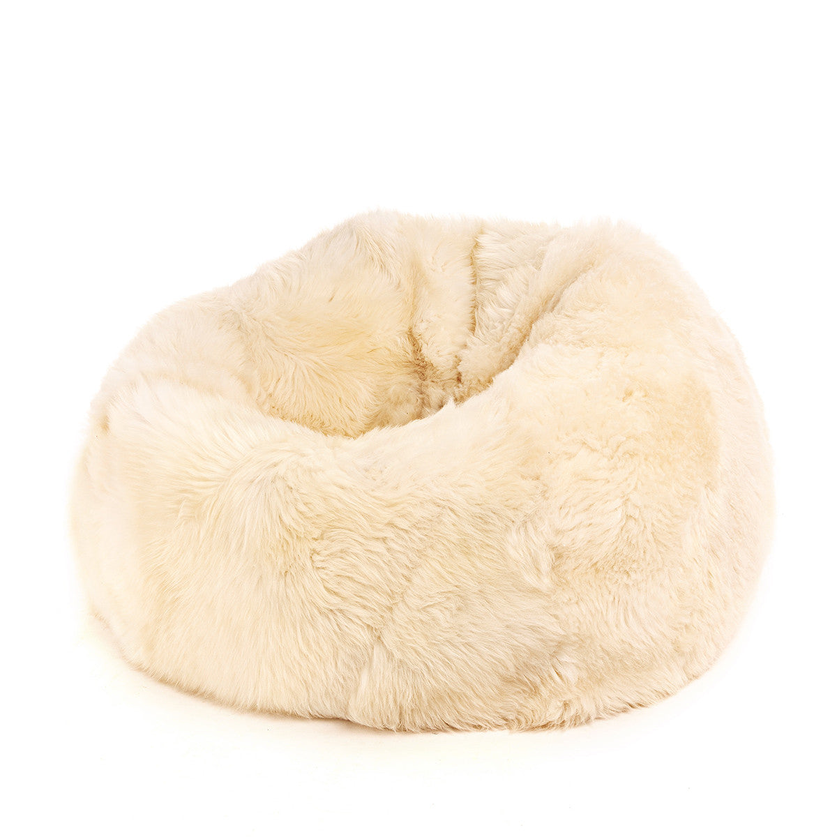 Pouf Poltrona Sacco in Vello d'Agnello