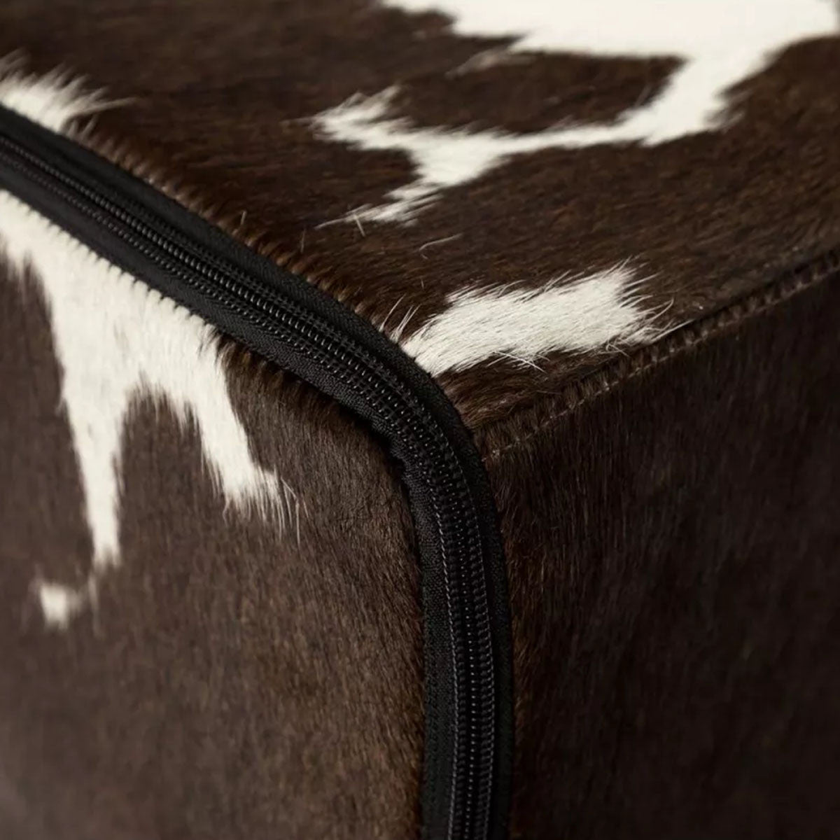 Pouf in Pelle di Mucca