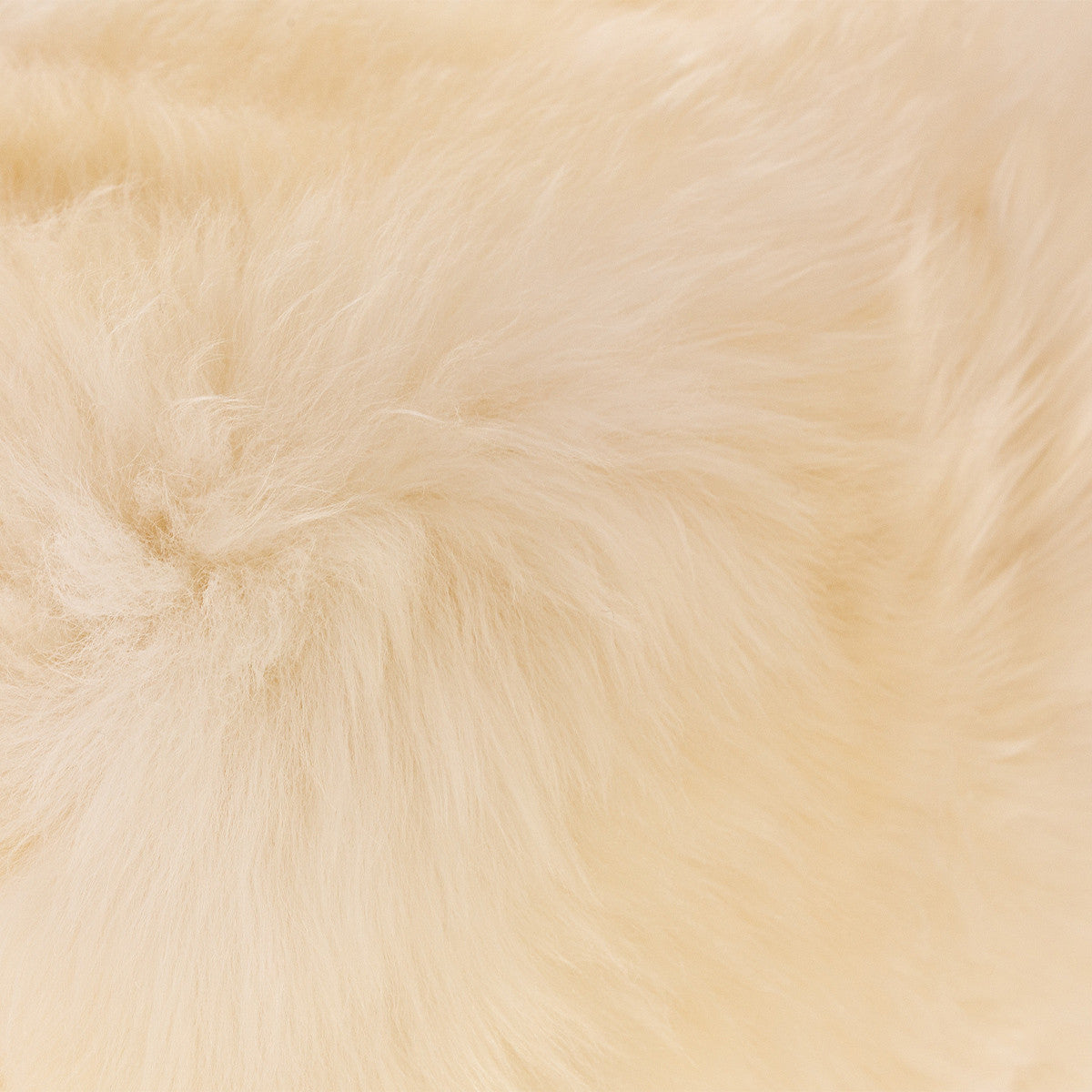 Pouf Quadrato in Vello Naturale d'Agnello