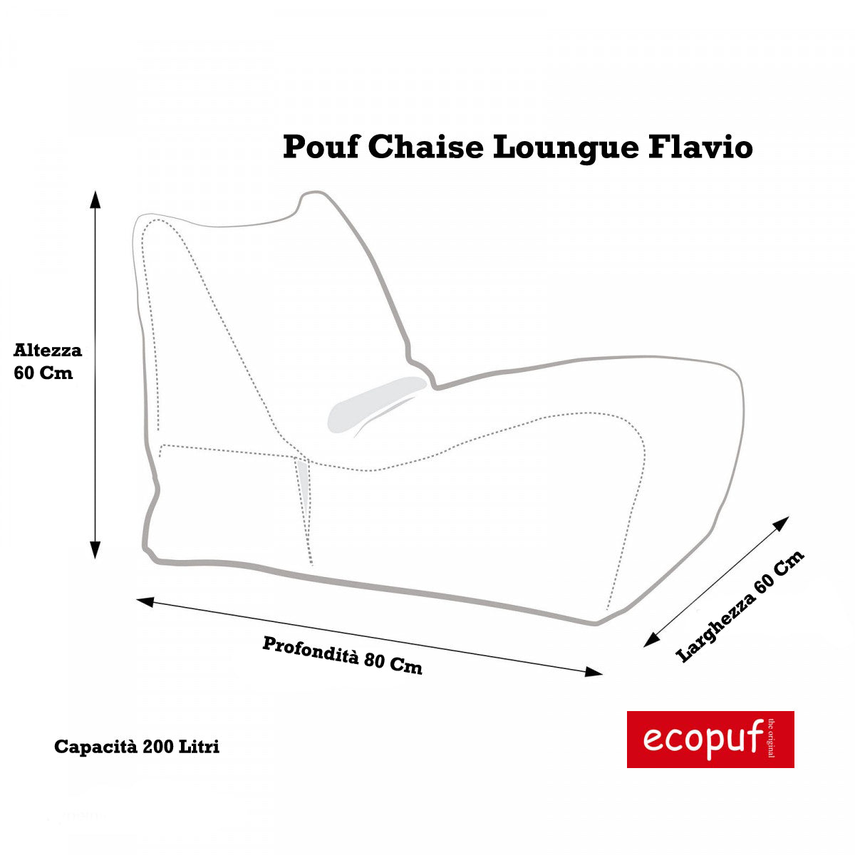 Pouf Poltrona Sacco Chaise Longue Velluto