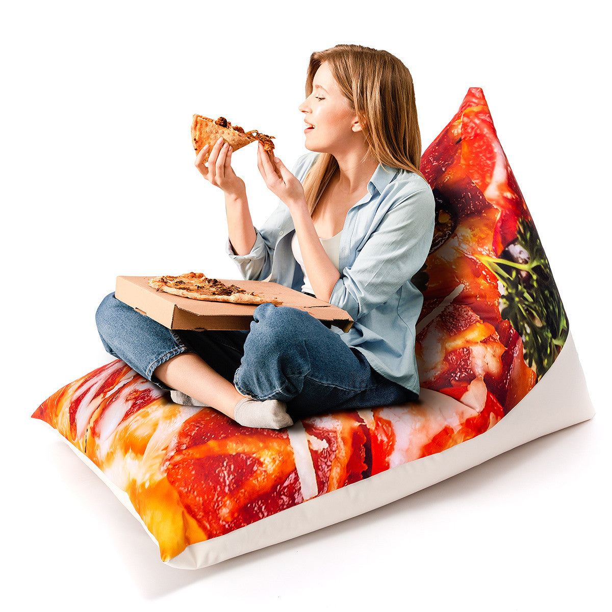 Pouf a Sacco Cuscino Fantasia Design