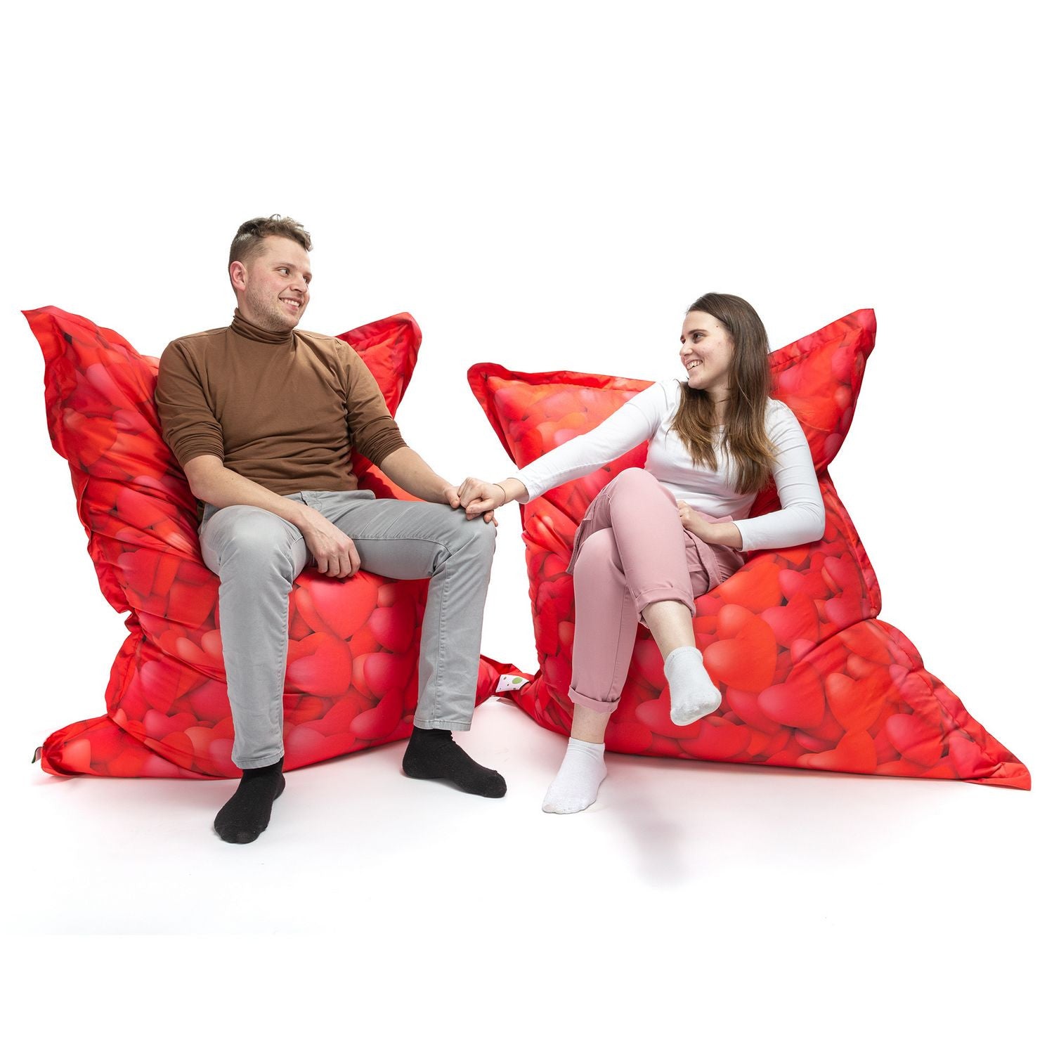 Cuscino M Pouf Poltrona Sacco in Poliestere Design Sfoderabile 135x170 cm