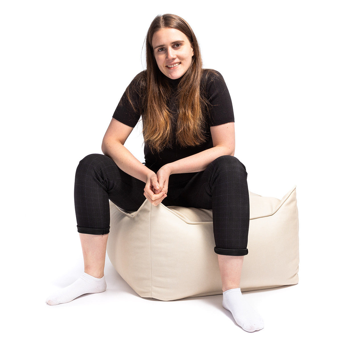 Maxi Pouf Nila in tessuto Poliestere