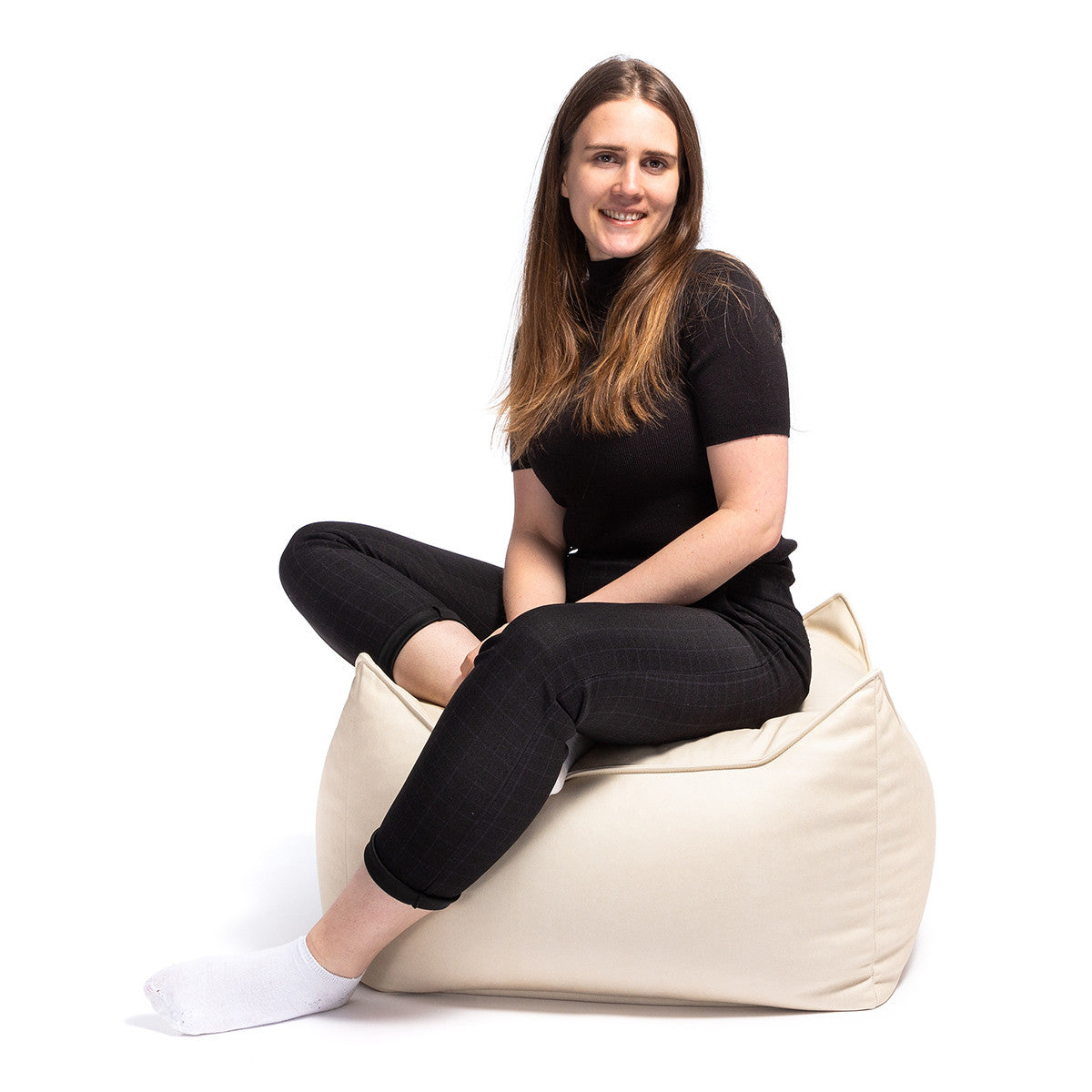Maxi Pouf Nila in tessuto Poliestere