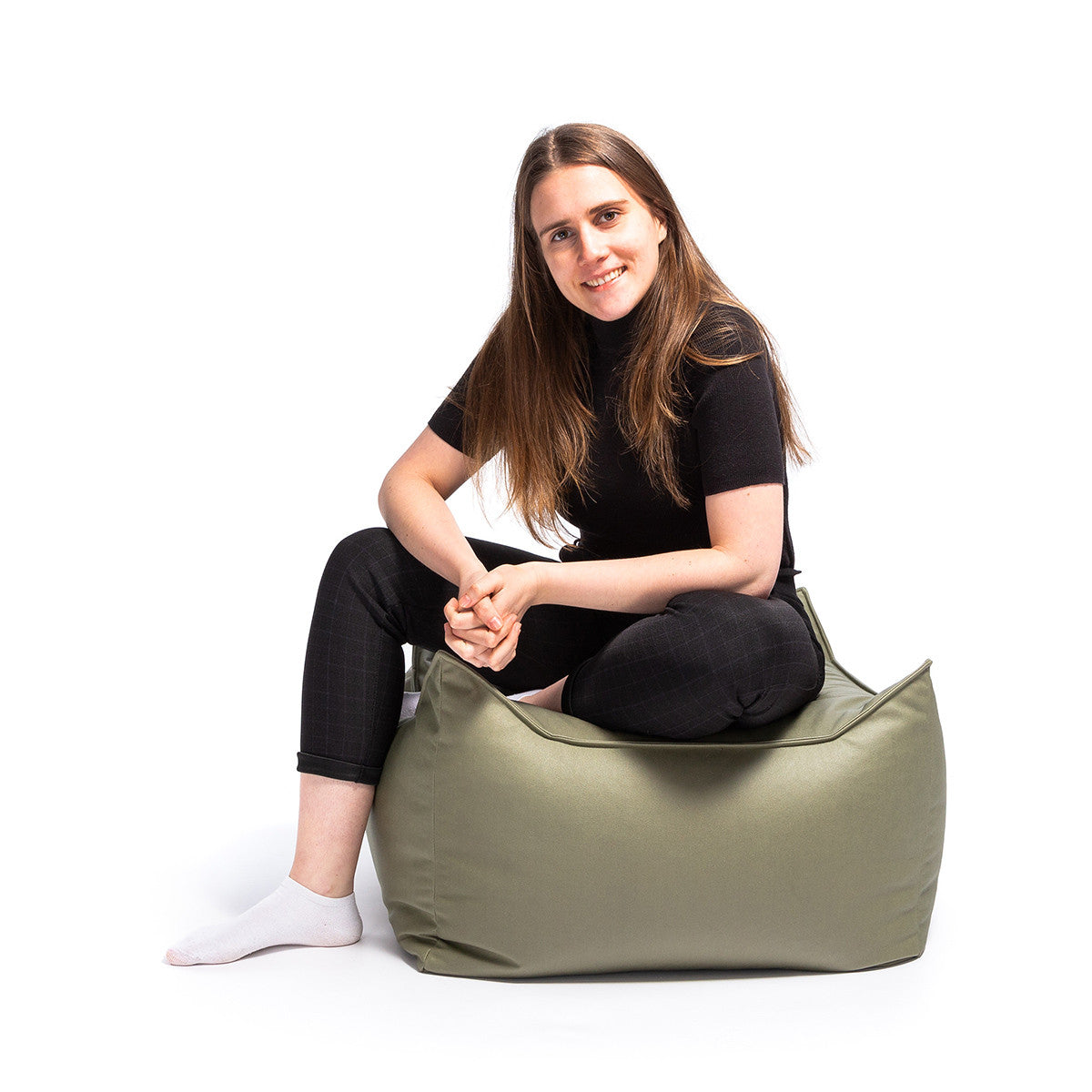 Maxi Pouf Nila in tessuto Poliestere