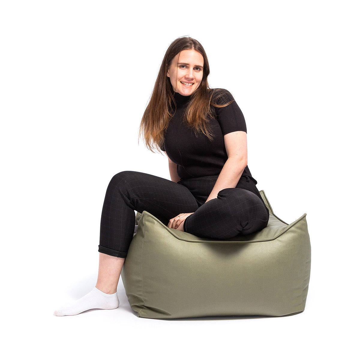 Maxi Pouf Nila in tessuto Poliestere