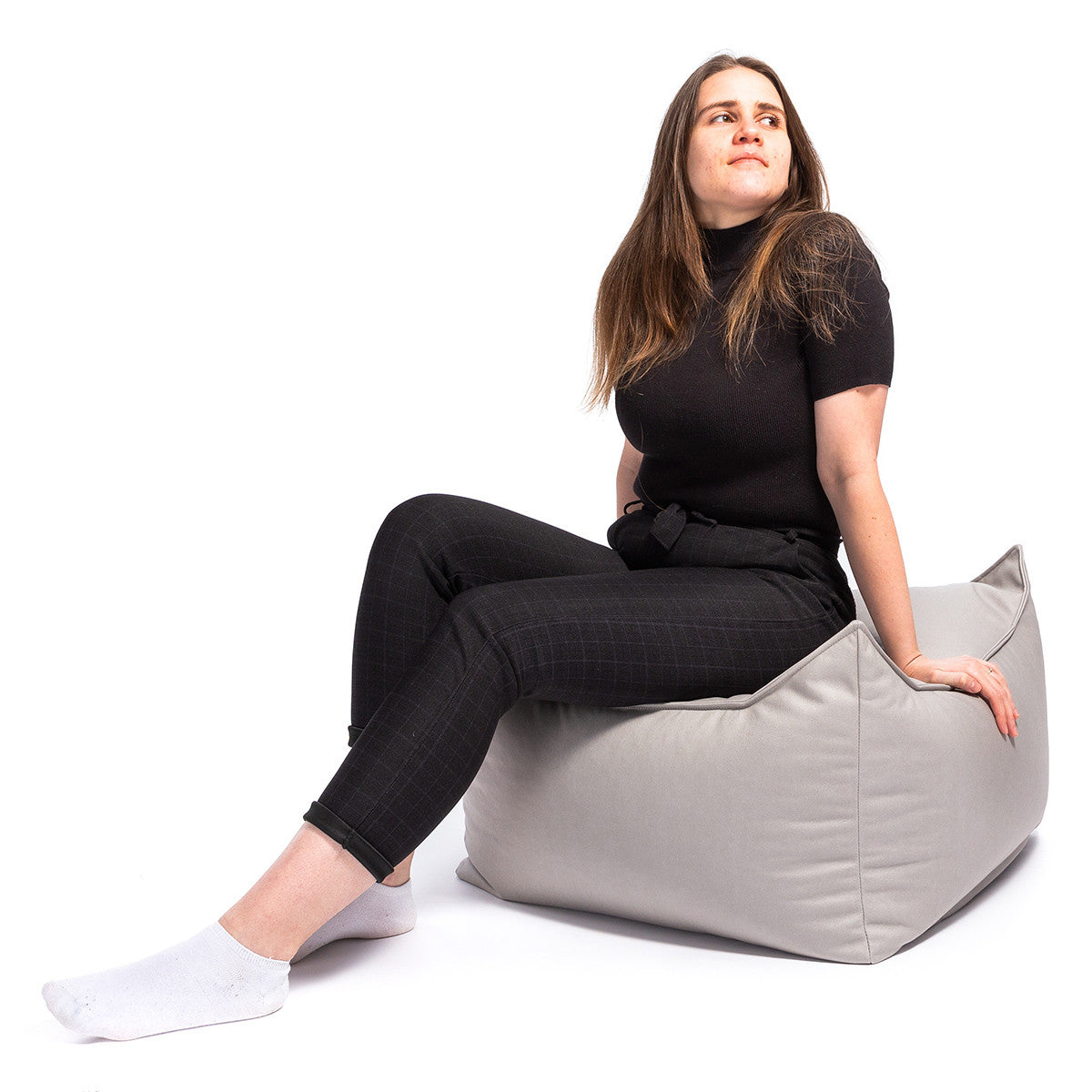 Maxi Pouf Nila in tessuto Poliestere