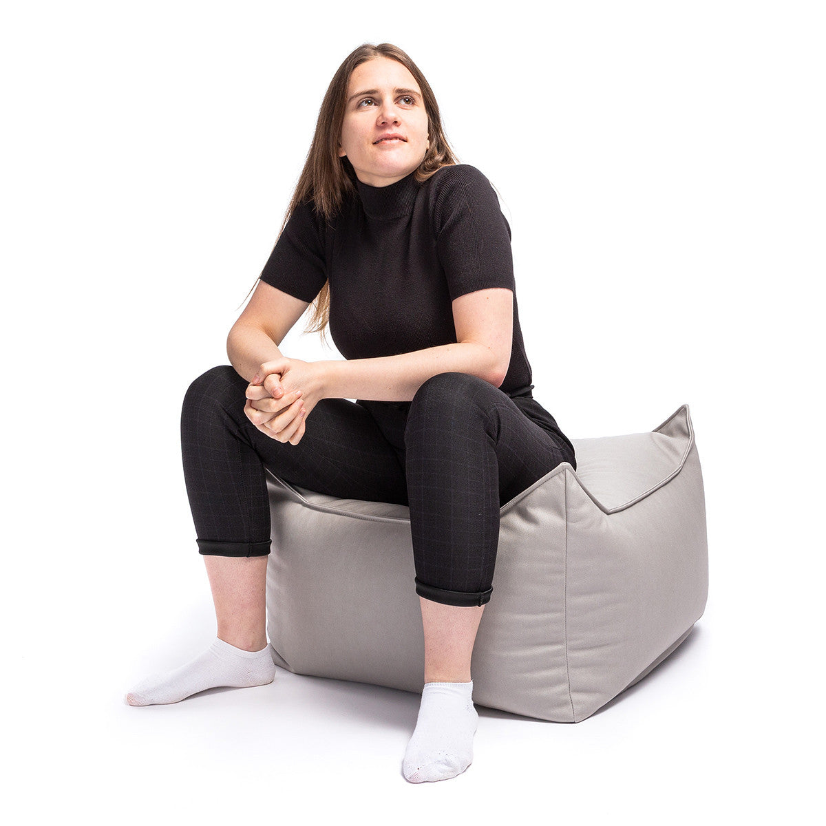 Maxi Pouf Nila in tessuto Poliestere