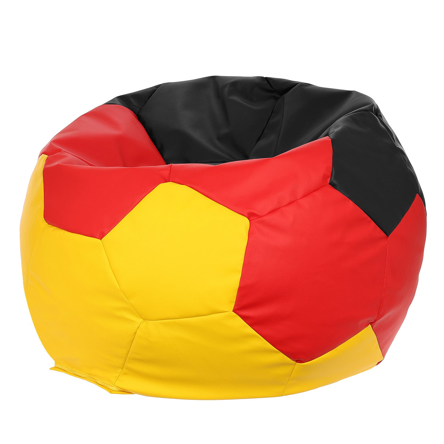 Pouf Poltrona Sacco Palla da Calcio in Ecopelle Nazionali Euro 2024