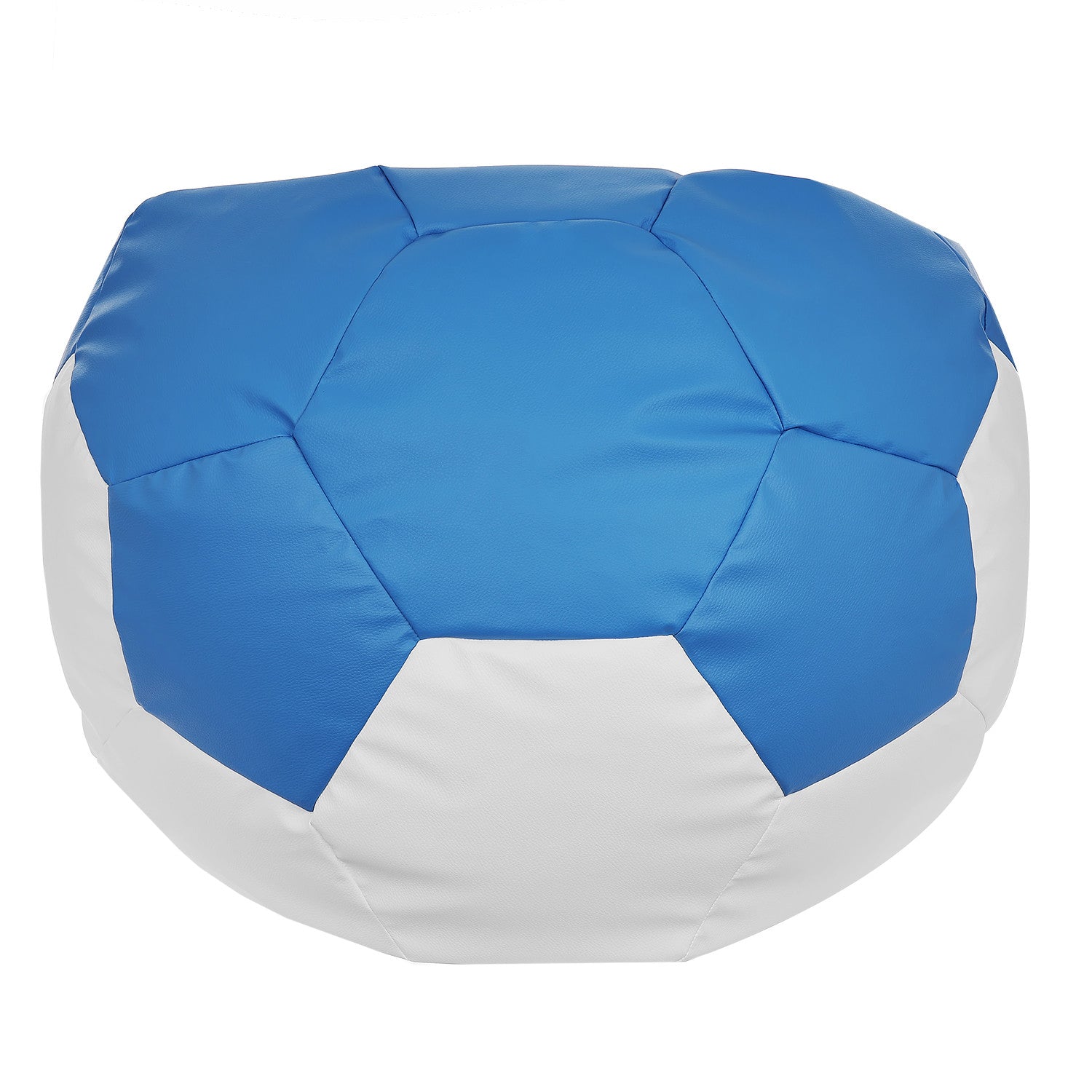 Pouf Poltrona Sacco Palla da Calcio in Ecopelle Nazionali Euro 2024