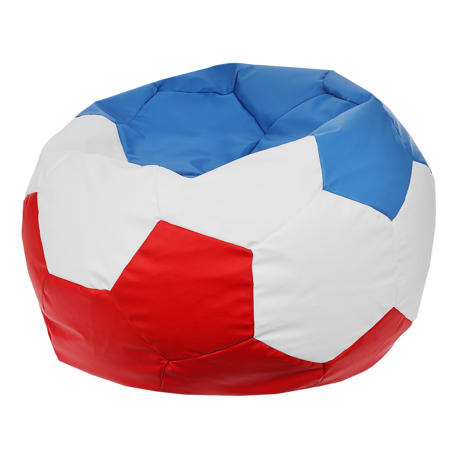 Pouf Poltrona Sacco Palla da Calcio in Ecopelle Nazionali Euro 2024