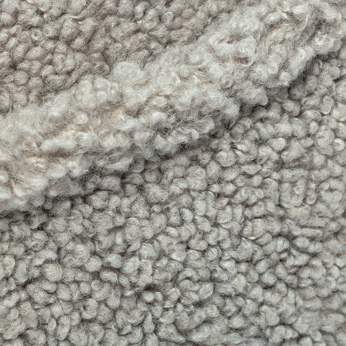 Pouf Poltrona Sacco Sfoderabile in tessuto Bouclè