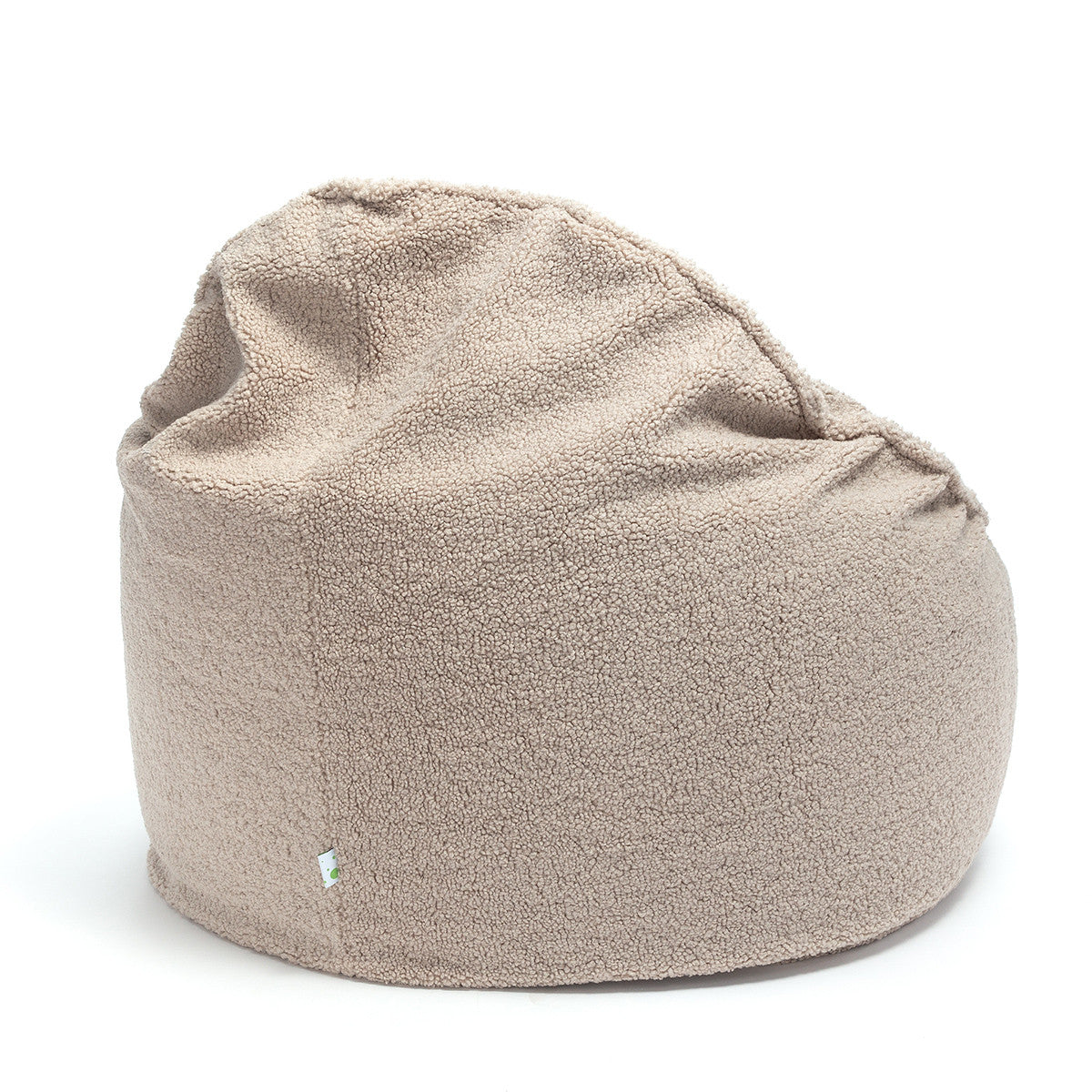 Pouf Poltrona Sacco Sfoderabile in tessuto Bouclè