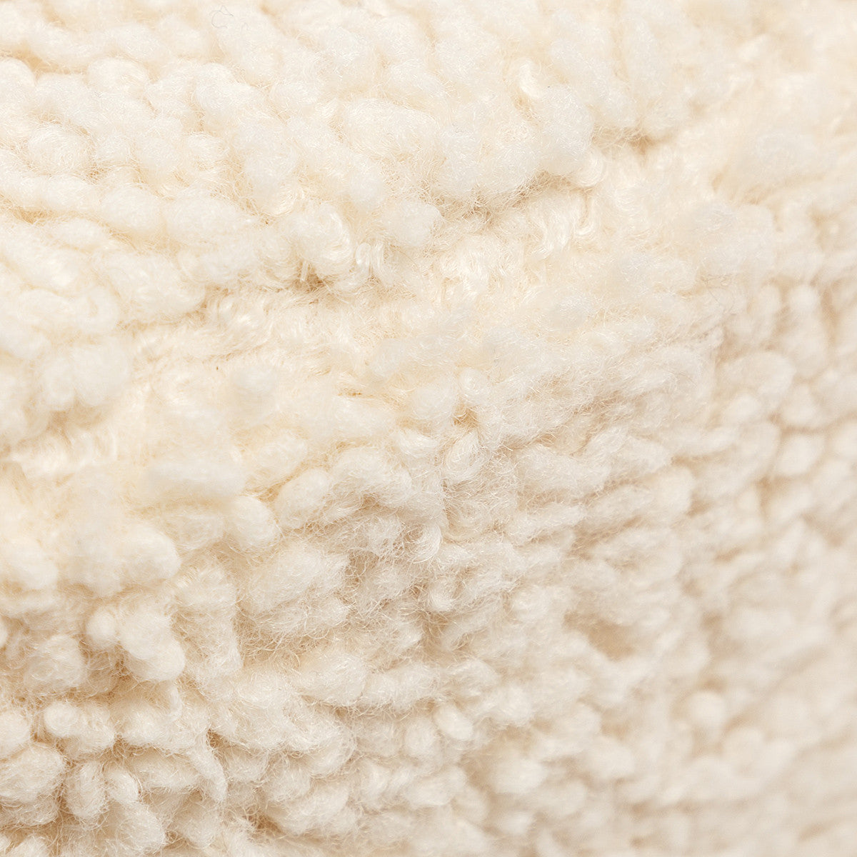 Pouf Poggiapiedi Sgabello Cilindro in Bouclè 40x50