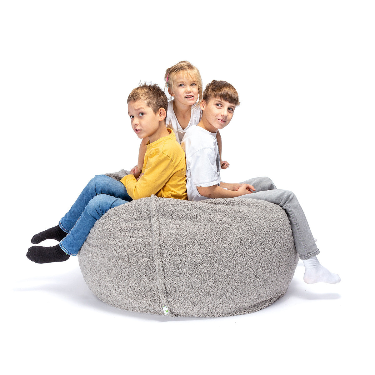 Pouf Poltrona Sacco Sakwa L Bouclè Sfoderabile