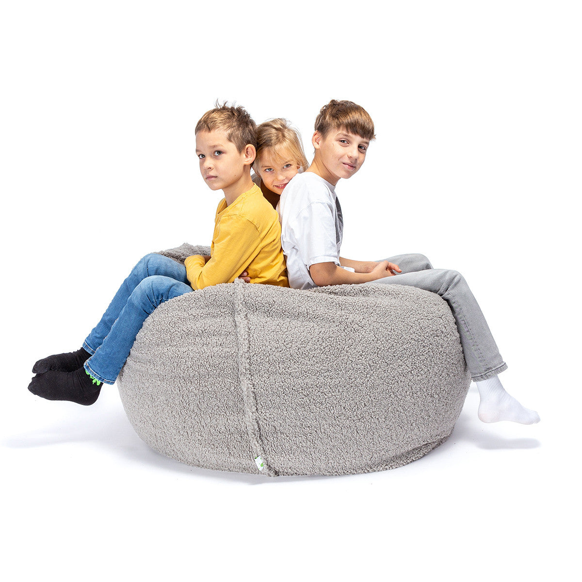 Pouf Poltrona Sacco Sakwa L Bouclè Sfoderabile