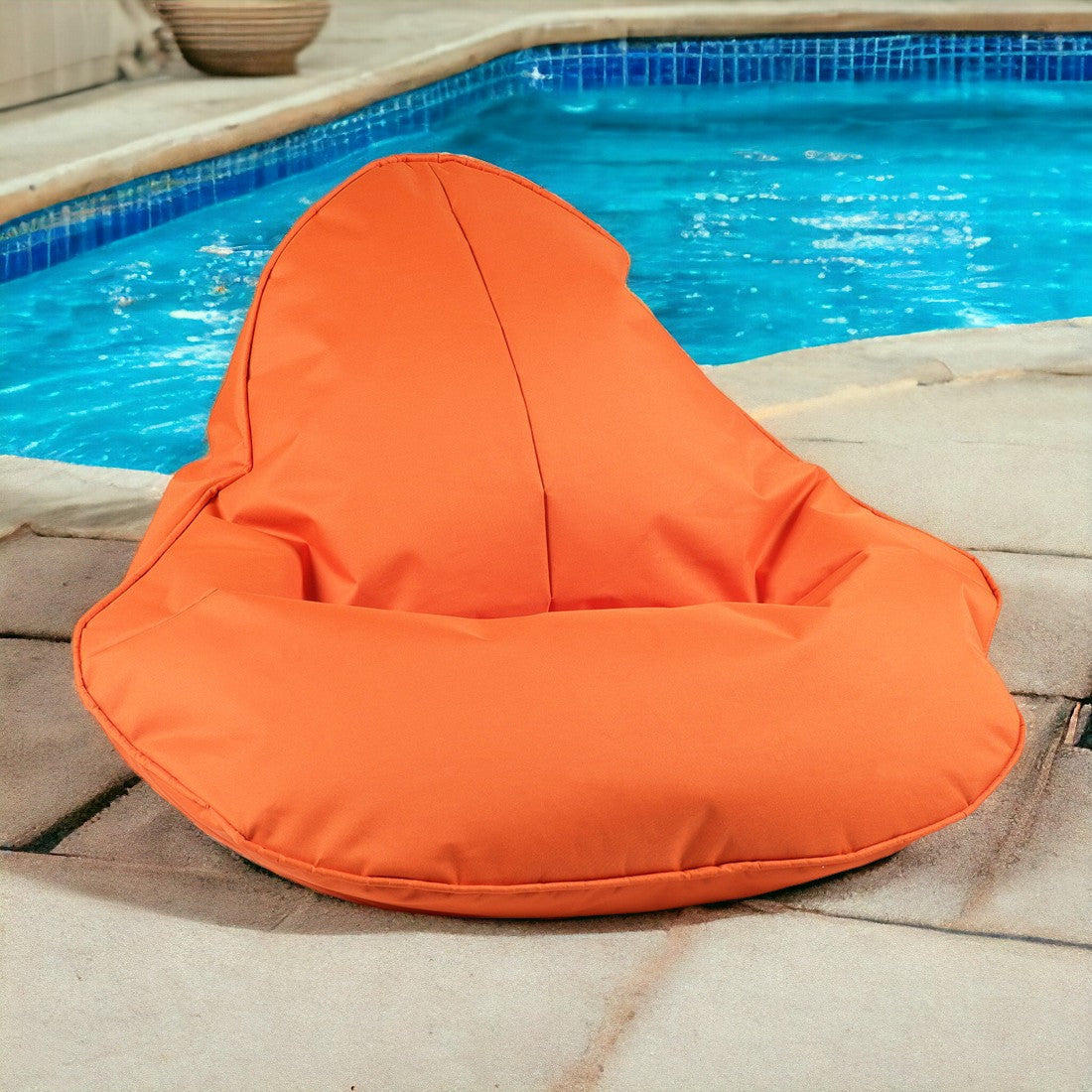 Pouf Poltrona Sacco Frog Poliestere per Esterni