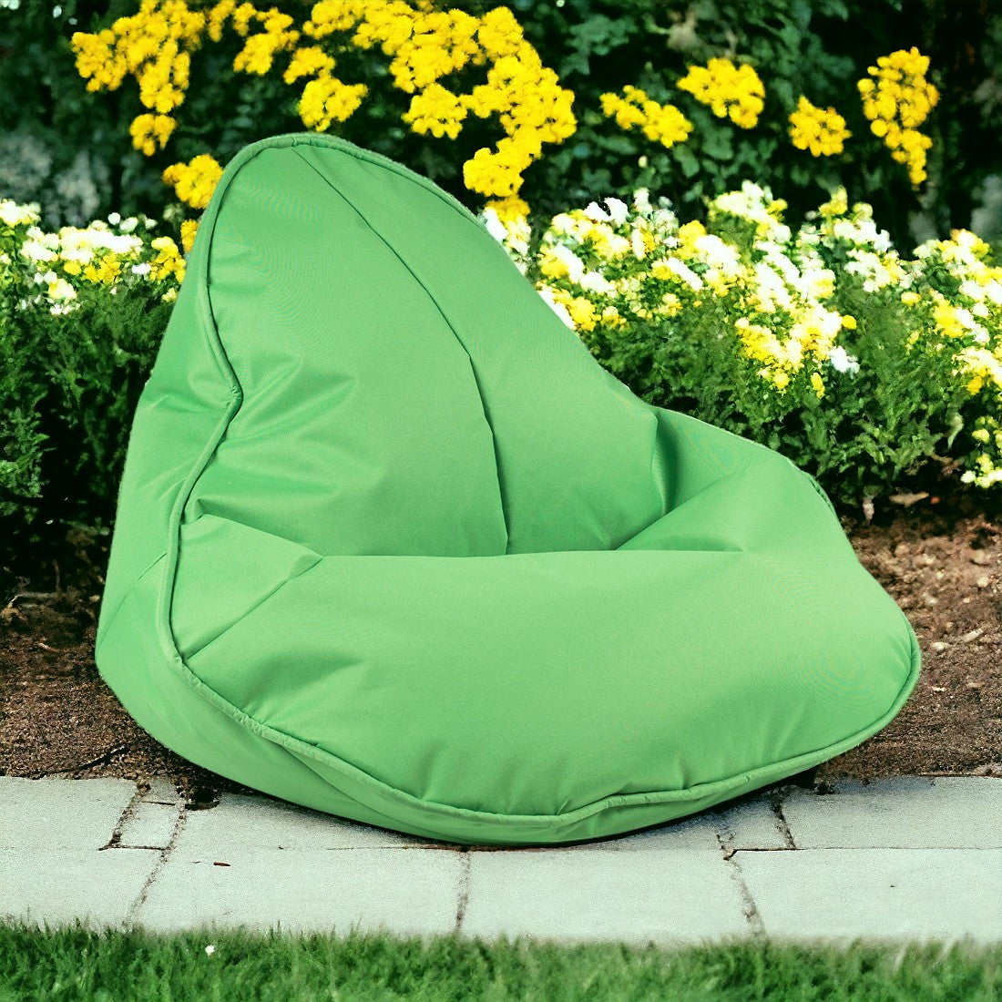 Pouf Poltrona Sacco Frog per Esterni in Poliestere