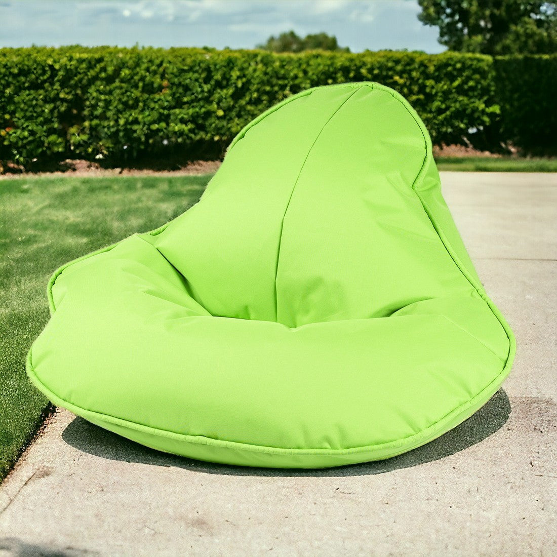 Pouf Poltrona Sacco Frog per Esterni in Poliestere