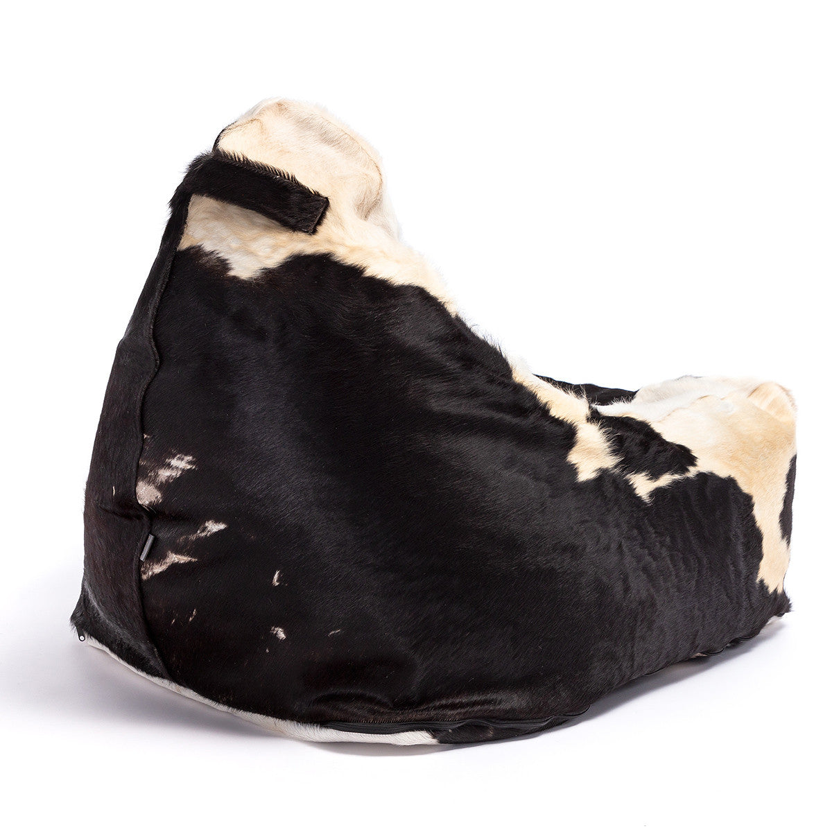 Pouf Poltrona Sacco Sfoderabile in Pelle Naturale Bovina