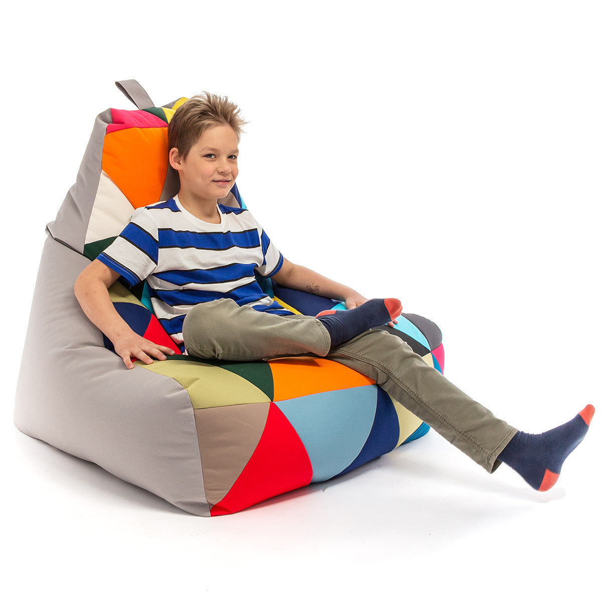 Pouf Poltrona Sacco Patchwork Outdoor