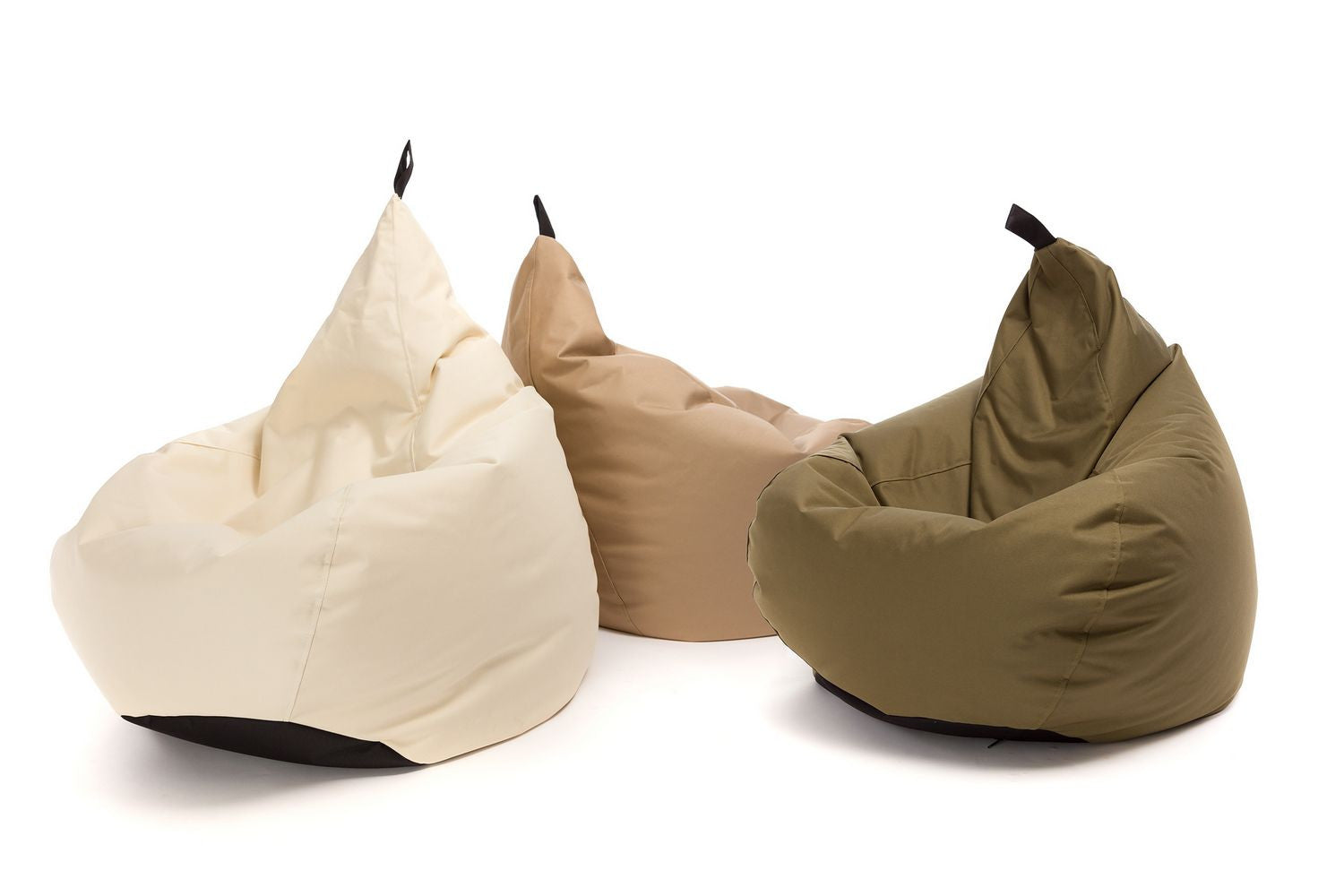 Poltrona pouf sacco oscar in poliestere con maniglia