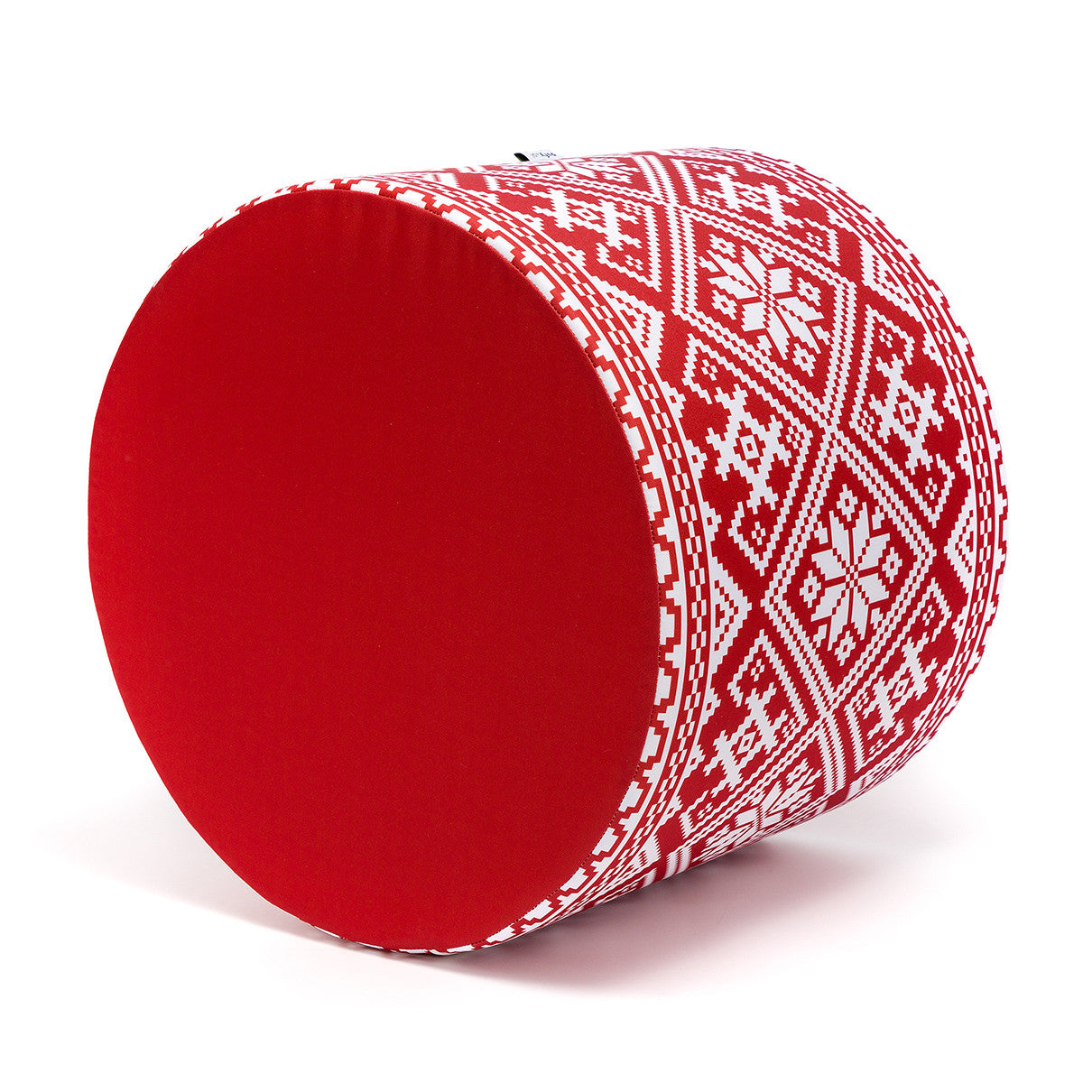 Pouf Poggiapiedi Sgabello Cilindro 40x50