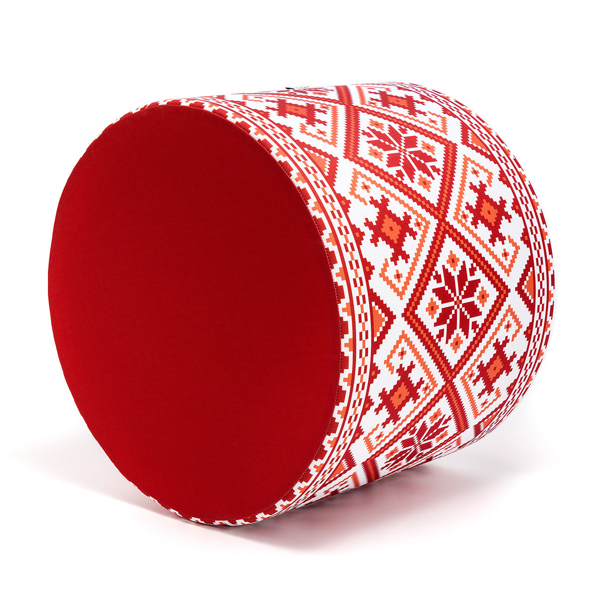 Pouf Poggiapiedi Sgabello Cilindro 40x50