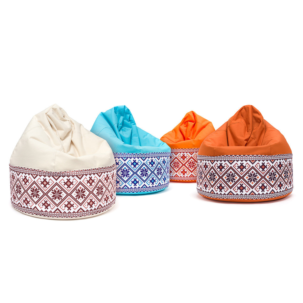 Pouf Poltrona Sacco Waterproof a Fantasia per esterni