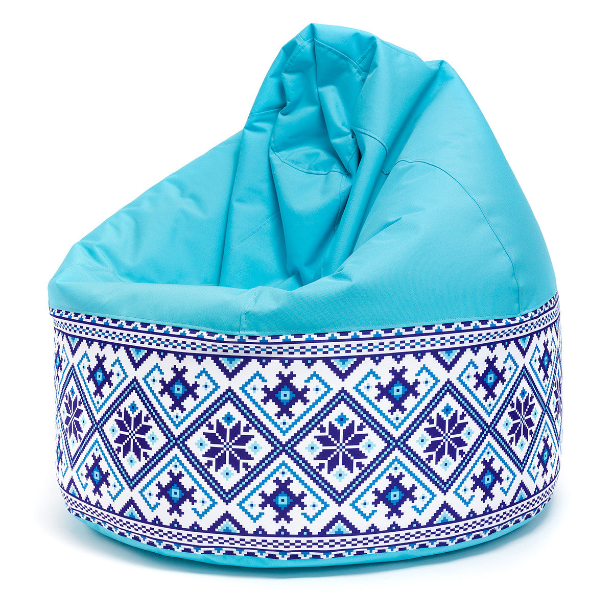 Pouf Poltrona Sacco Waterproof a Fantasia per esterni