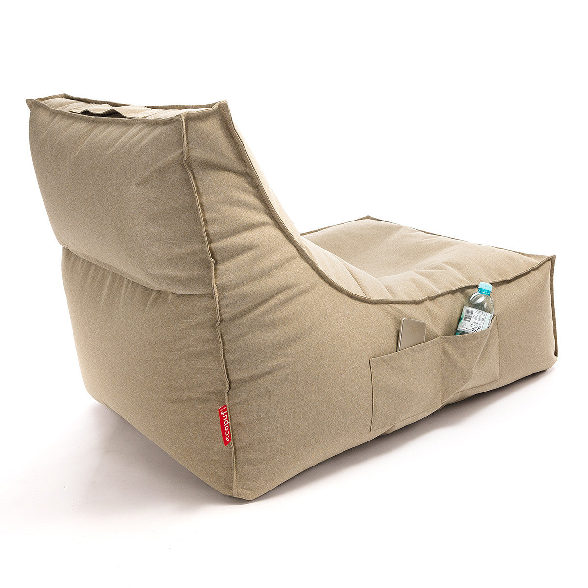 Pouf Poltrona a Sacco Chaise Longue Lettino in Poliestere Impermeabile