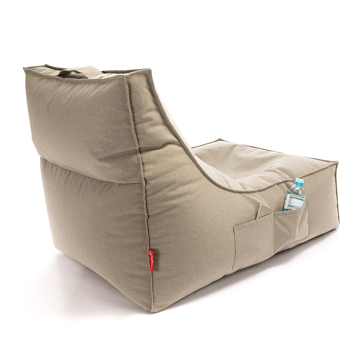Pouf Poltrona a Sacco Chaise Longue Lettino in Poliestere Impermeabile