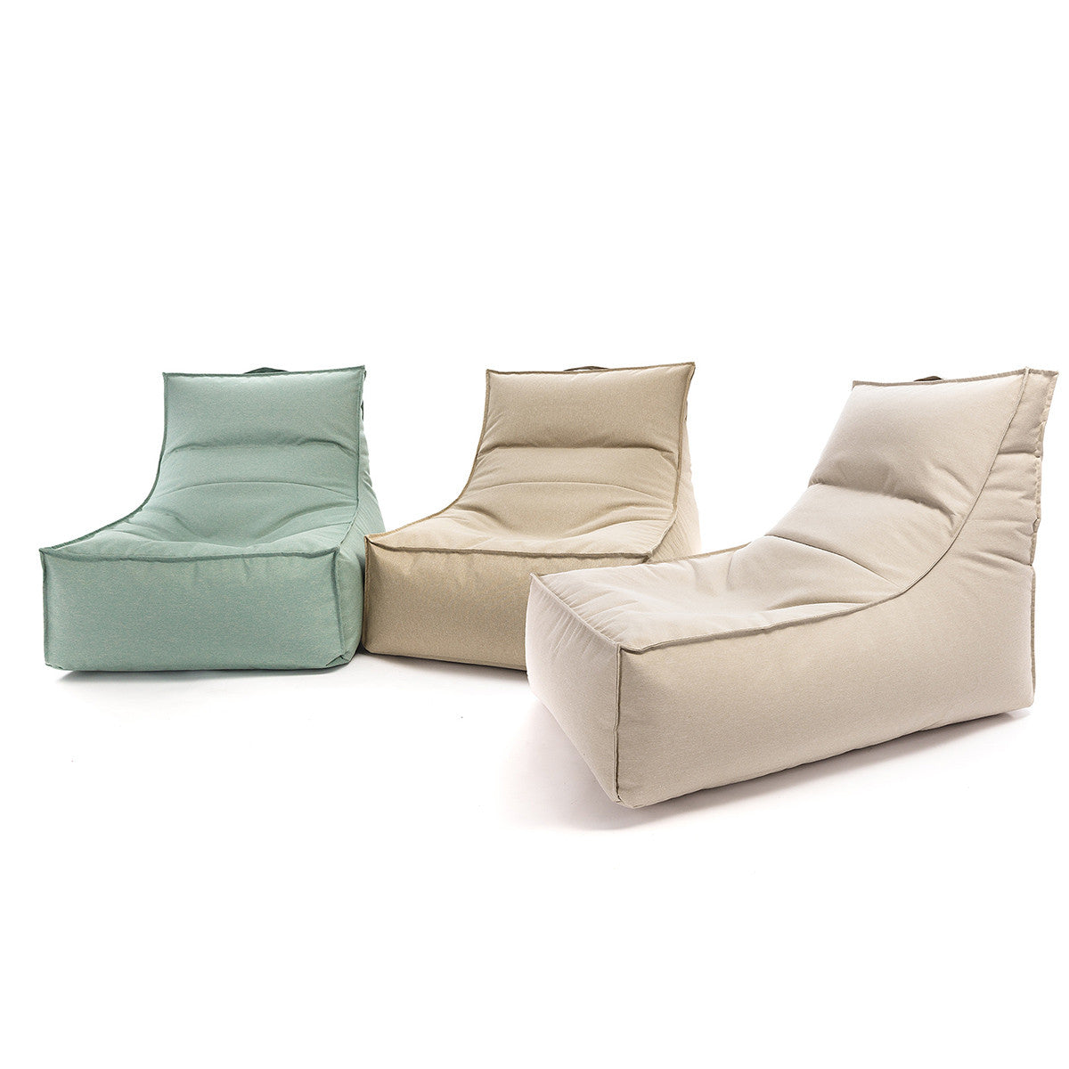 Pouf Poltrona a Sacco Chaise Longue Lettino in Poliestere Impermeabile