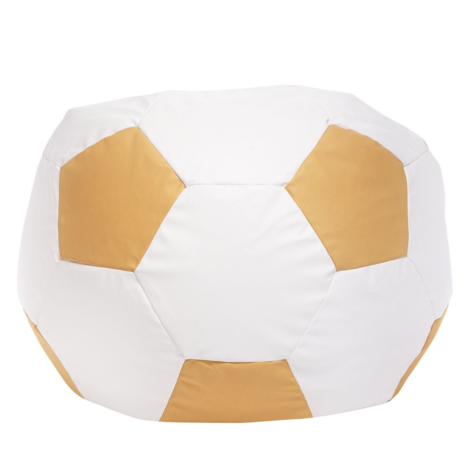 Pouf Poltrona Sacco Palla da Calcio in Ecopelle Taglia L