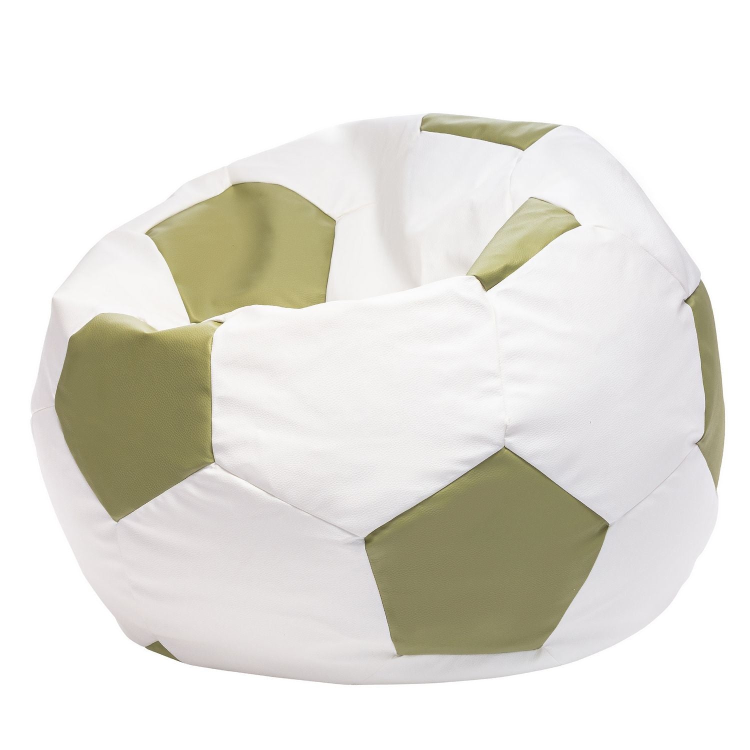 Pouf Poltrona Sacco Palla da Calcio in Ecopelle Taglia L