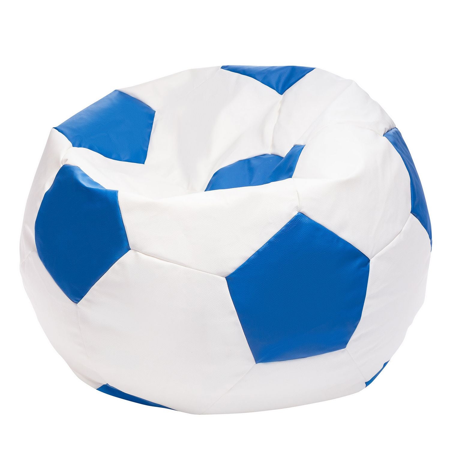 Pouf Poltrona Sacco Palla da Calcio in Ecopelle Taglia L