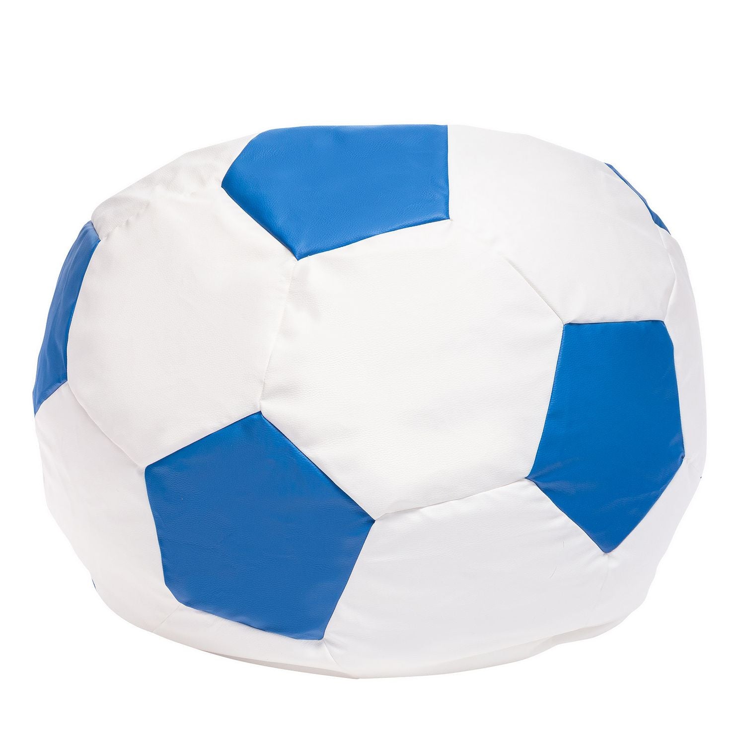 Pouf Poltrona Sacco Palla da Calcio in Ecopelle Taglia L