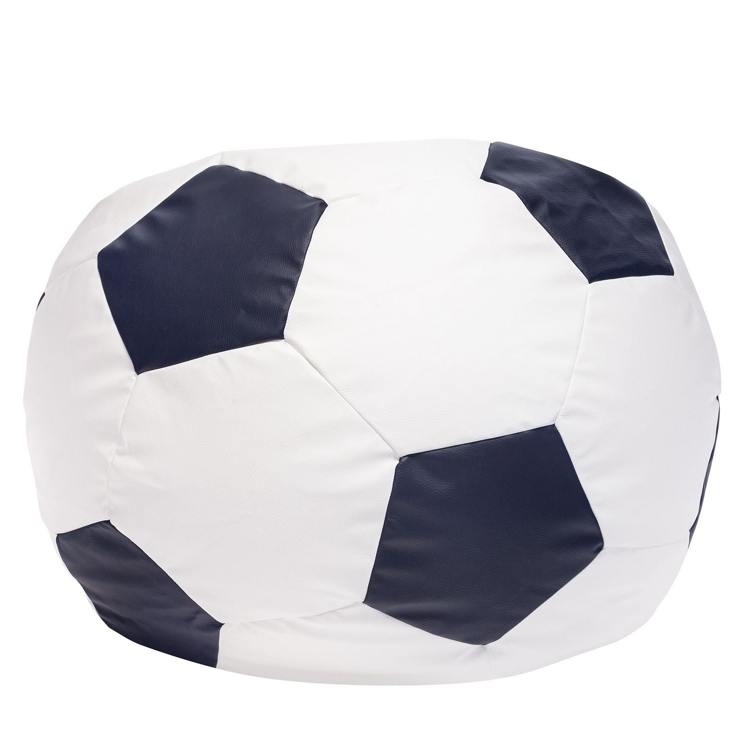 Pouf Poltrona Sacco Palla da Calcio in Ecopelle Taglia L
