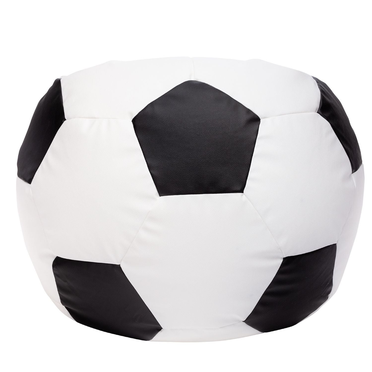 Pouf Poltrona Sacco Palla da Calcio in Ecopelle Taglia L