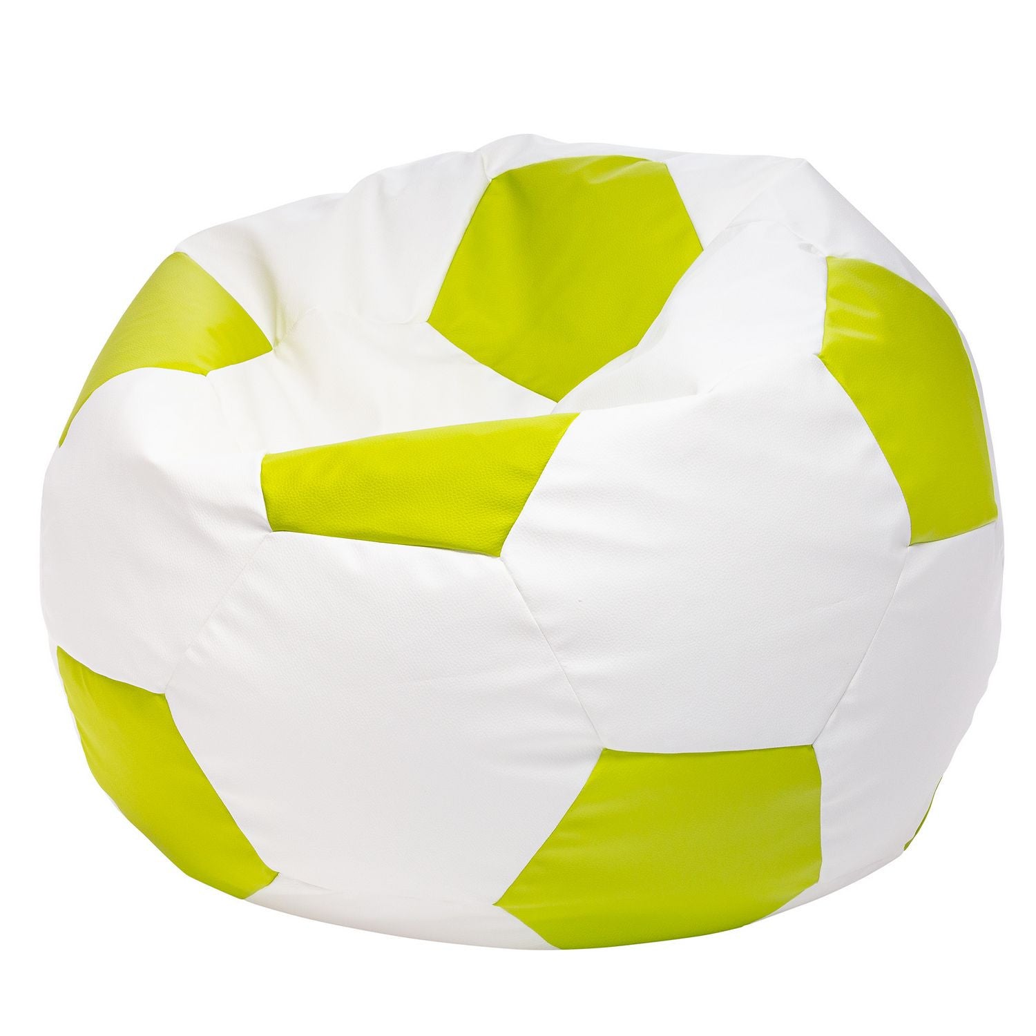 Pouf Poltrona Sacco Palla da Calcio in Ecopelle Taglia L