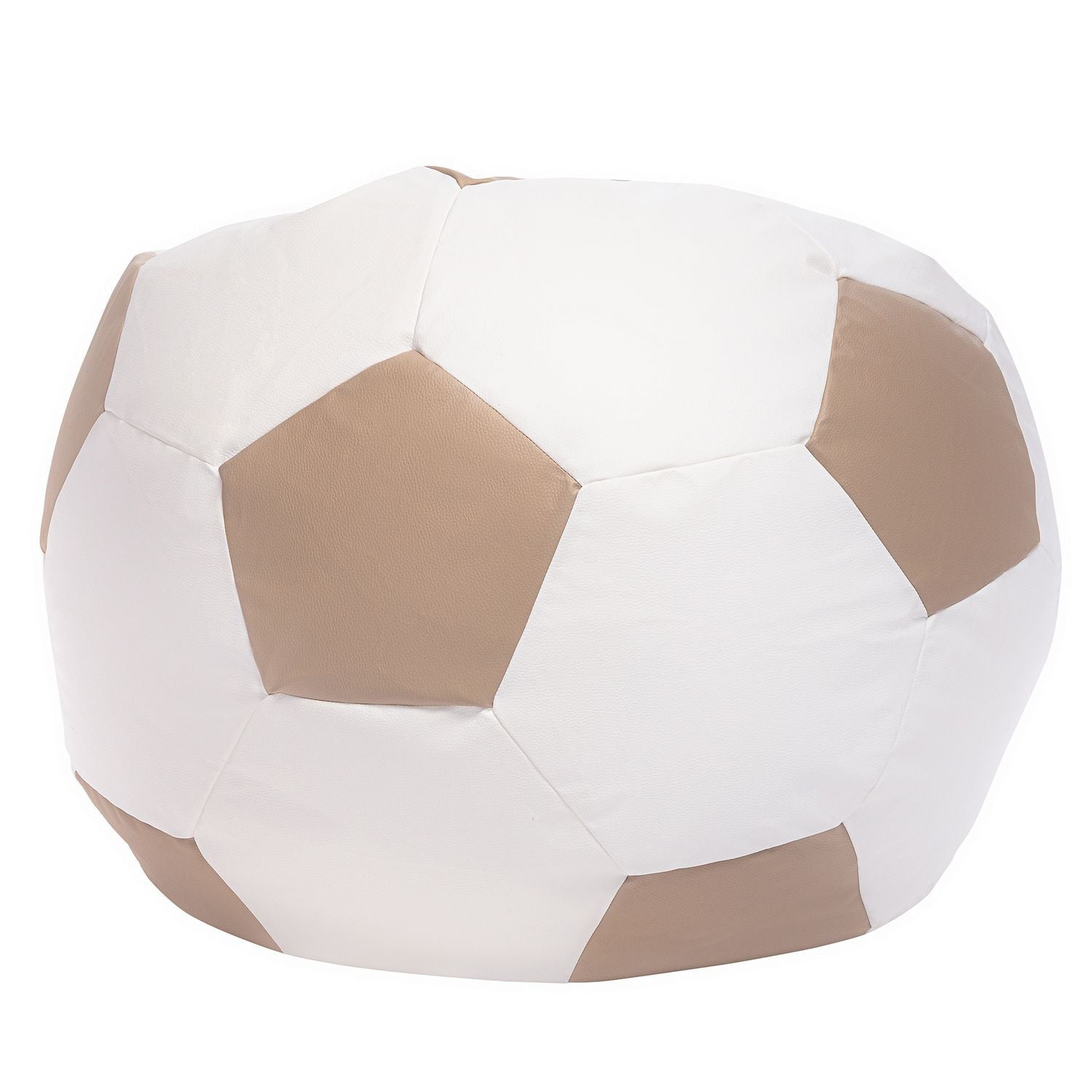 Pouf Poltrona Sacco Palla da Calcio in Ecopelle Taglia L