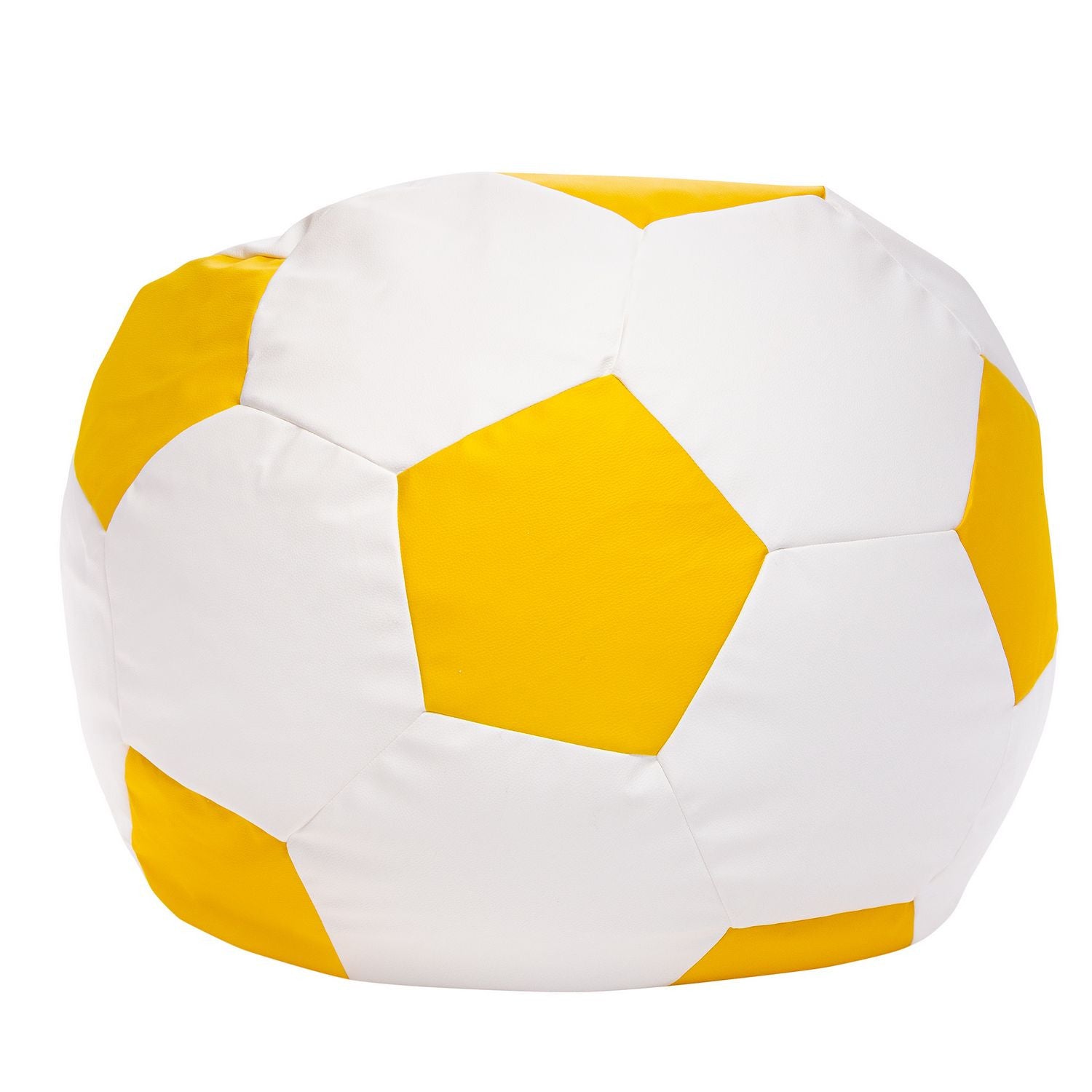 Pouf Poltrona Sacco Palla da Calcio in Ecopelle Taglia L