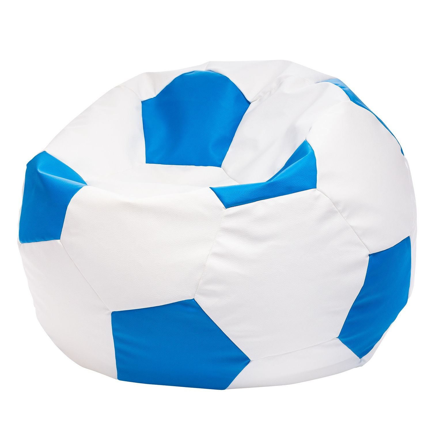 Pouf Poltrona Sacco Palla da Calcio in Ecopelle Taglia L