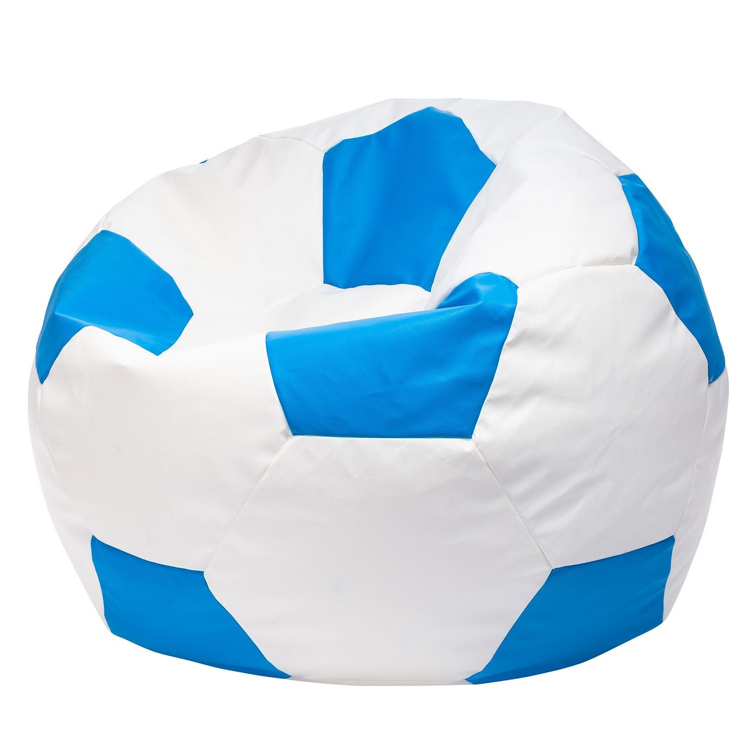 Pouf Poltrona Sacco Palla da Calcio in Ecopelle Taglia L