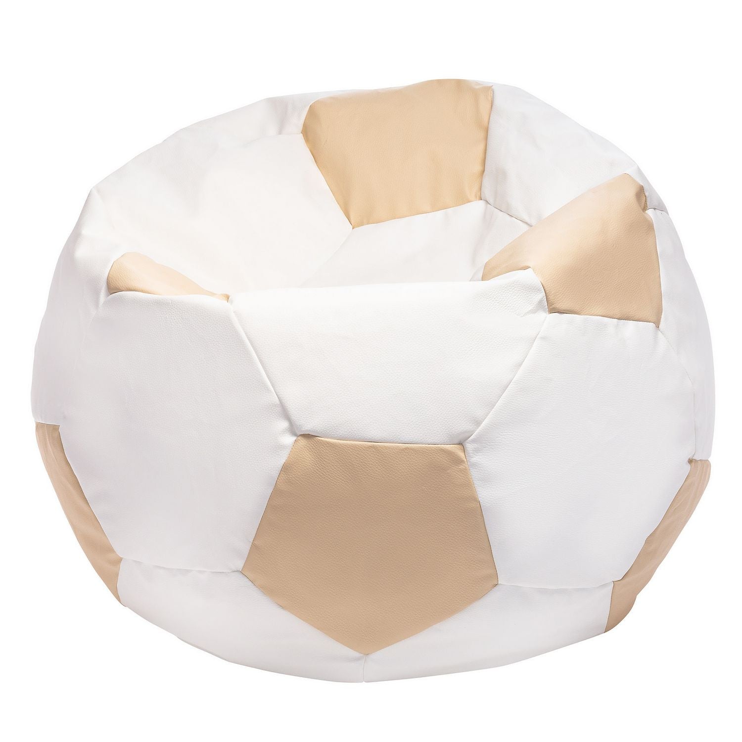 Pouf Poltrona Sacco Palla da Calcio in Ecopelle Taglia M