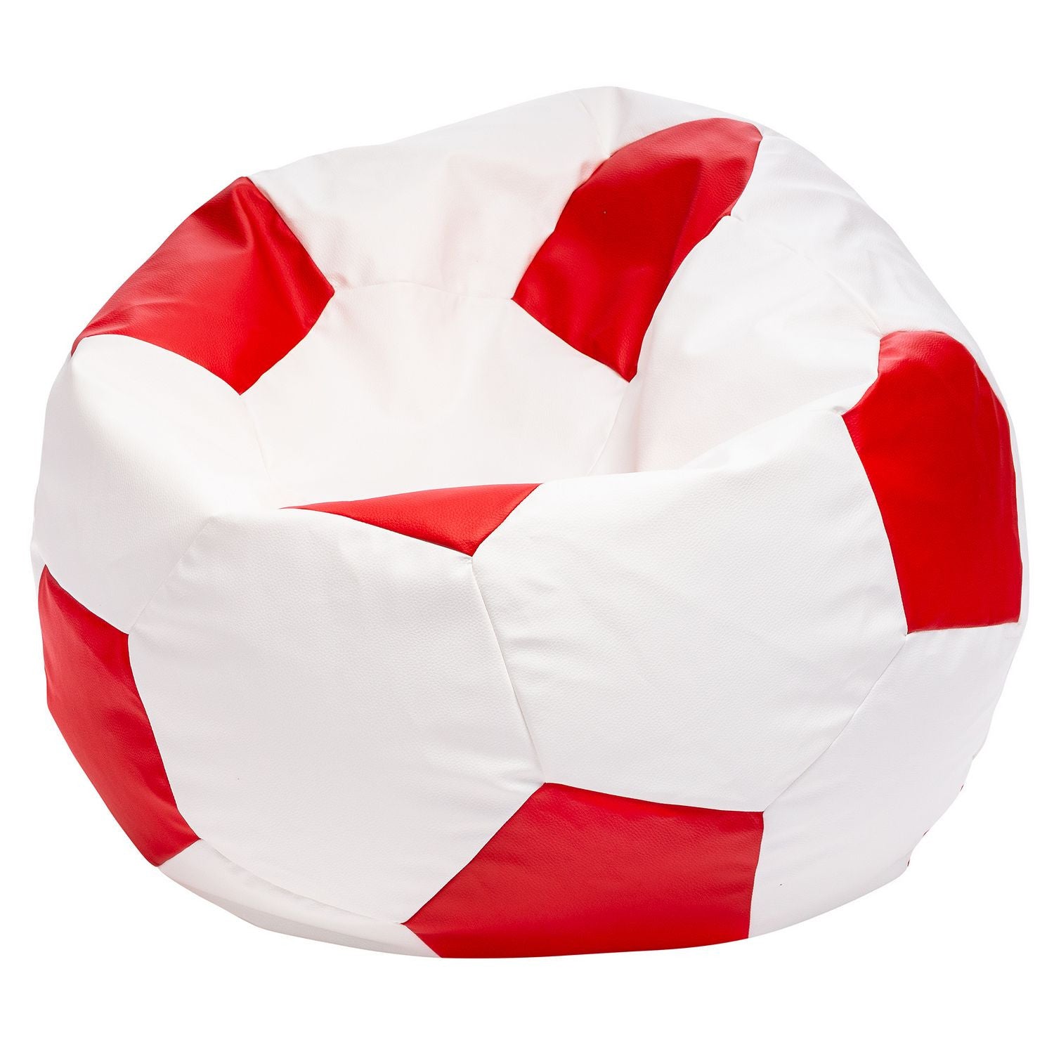 Pouf Poltrona Sacco Palla da Calcio in Ecopelle Taglia M
